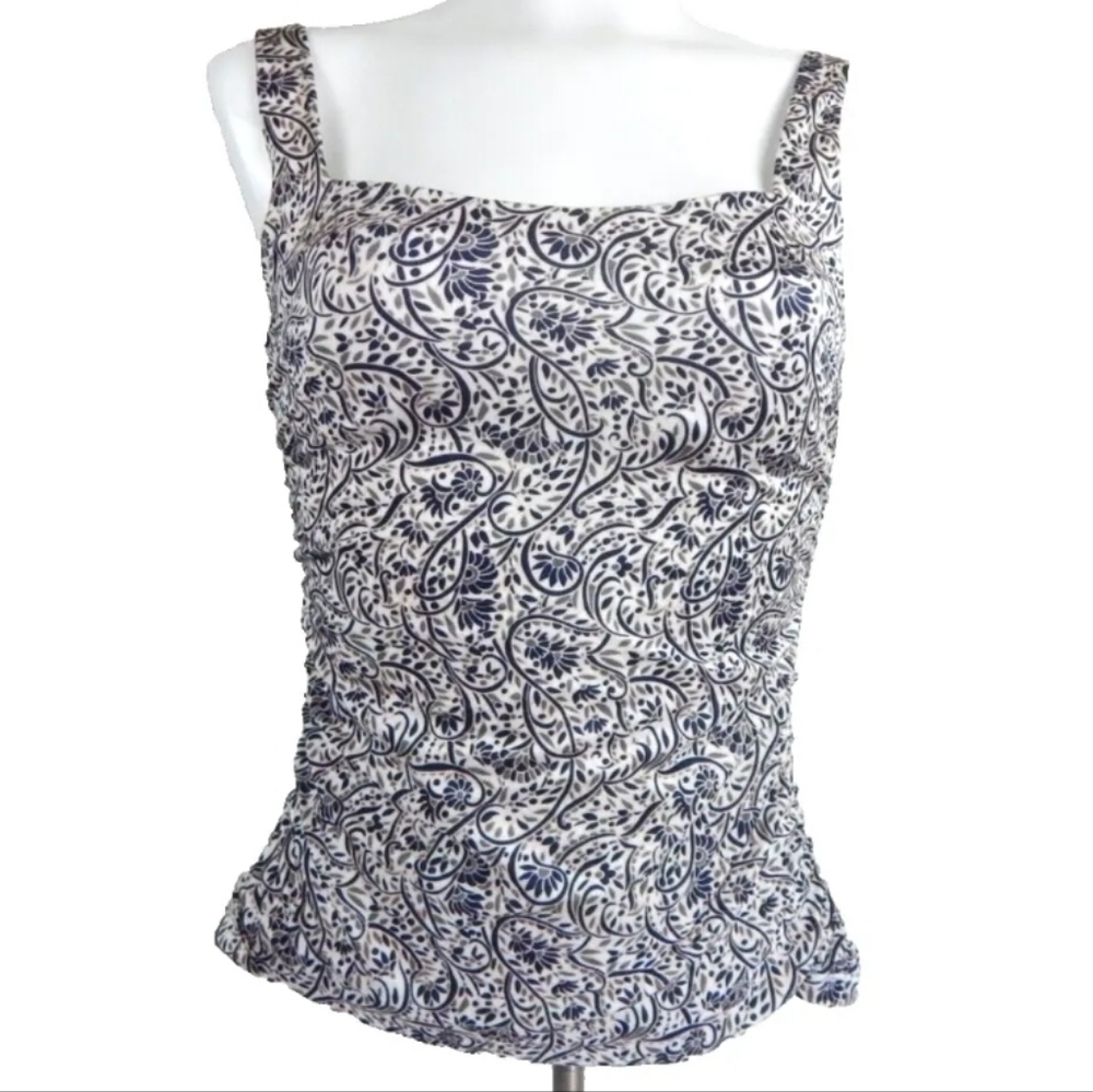 Athleta Aqualuxe Square Neck Tankini Top